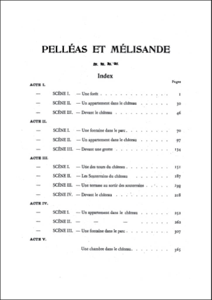 Debussy: Pelléas et Mélisande