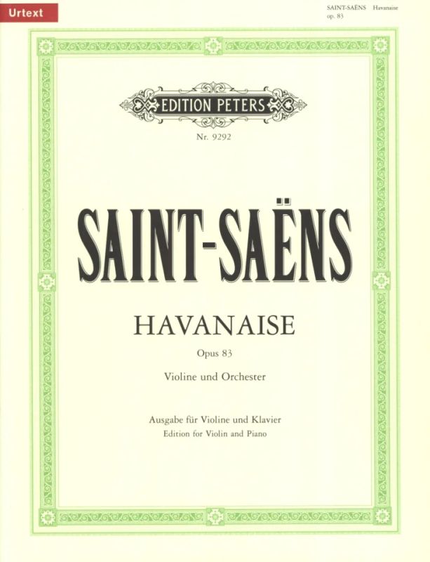 Saint-Saëns: Havanaise, Op. 83