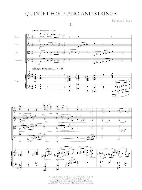 Price: Piano Quintet No. 2