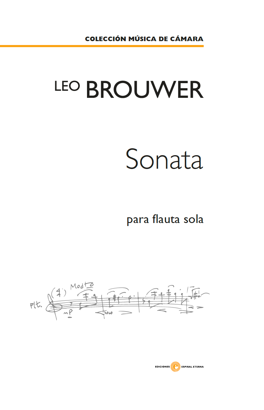 Brouwer: Sonata for Solo Flute