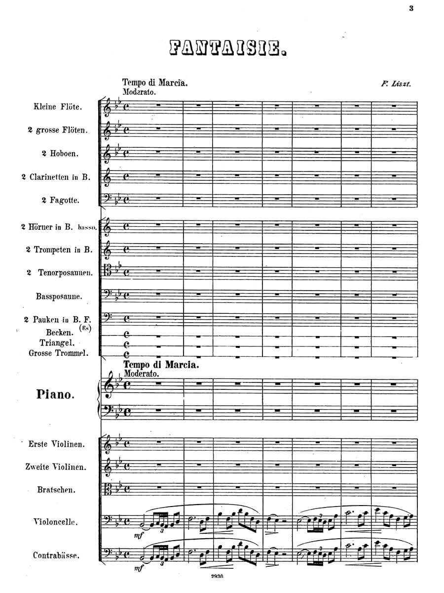Liszt: Fantasy on Motifs from Beethoven's "Ruins of Athens", S. 122