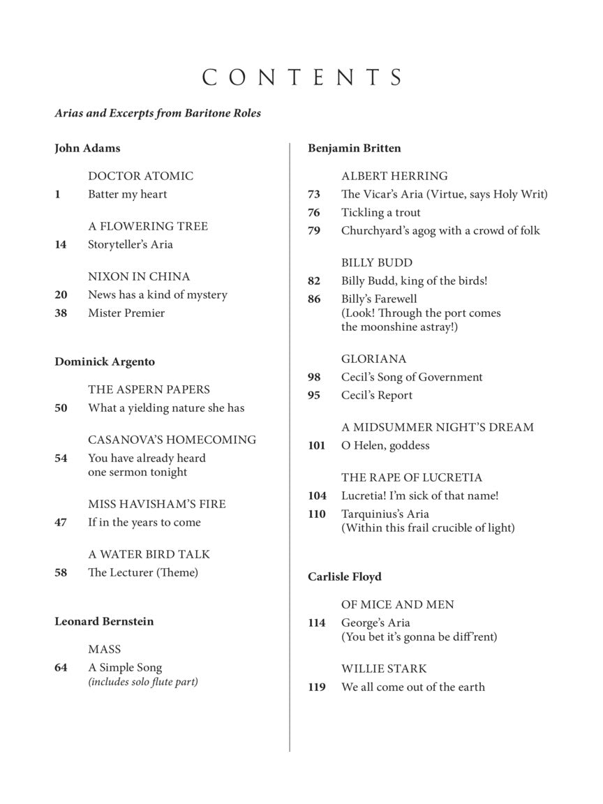 Boosey & Hawkes Opera Anthology – Baritone/Bass