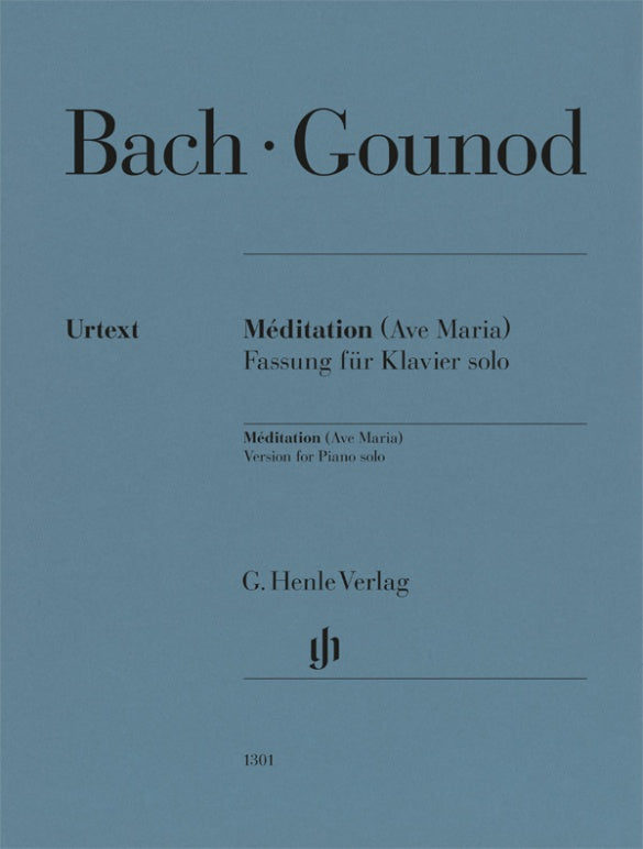 Bach-Gounod: Méditation, Ave Maria (Version for Piano)