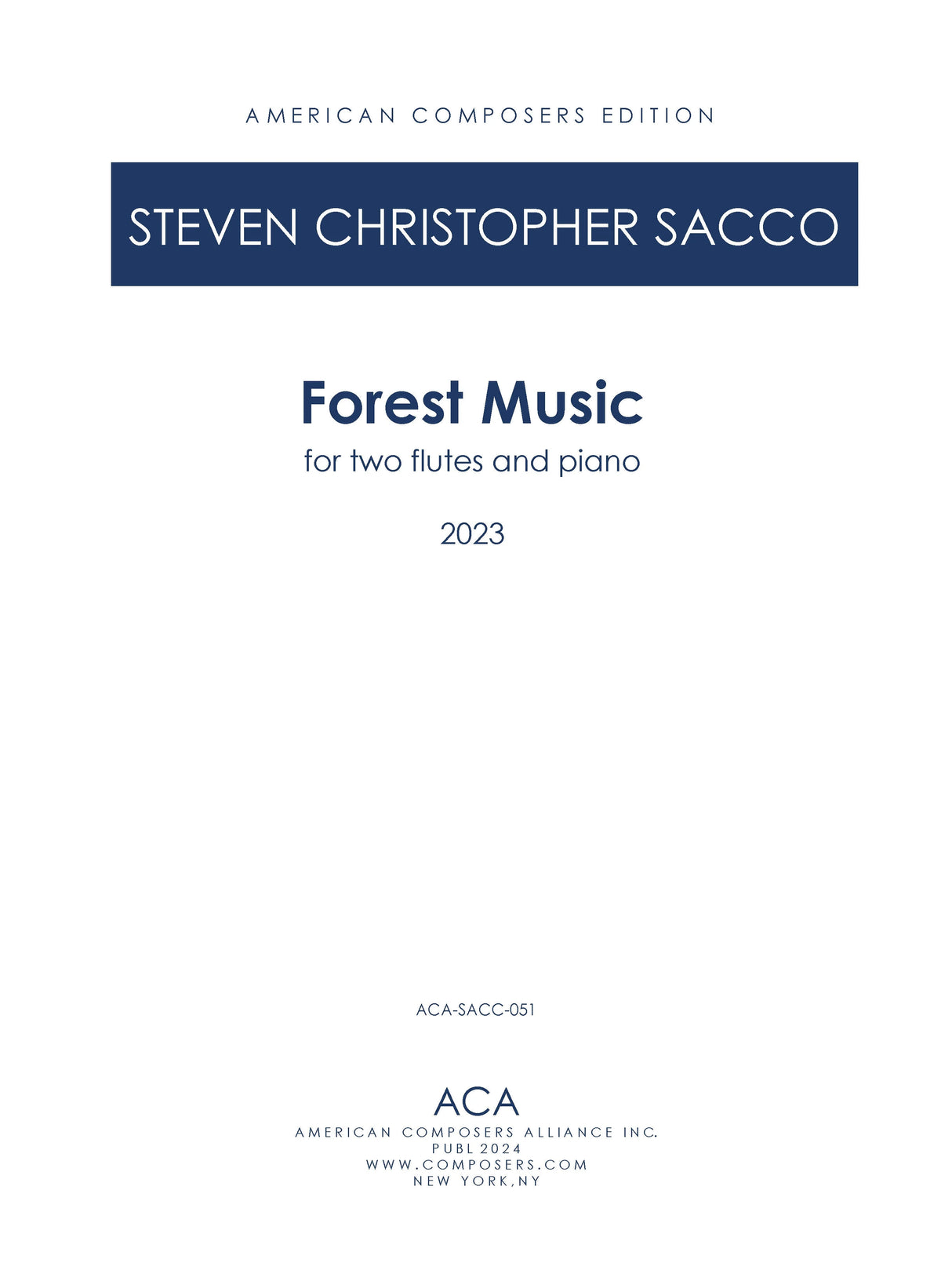 Sacco: Forest Music