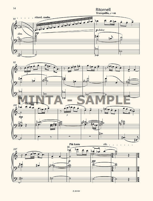 Bartók: Dance Suite (arr. for organ)