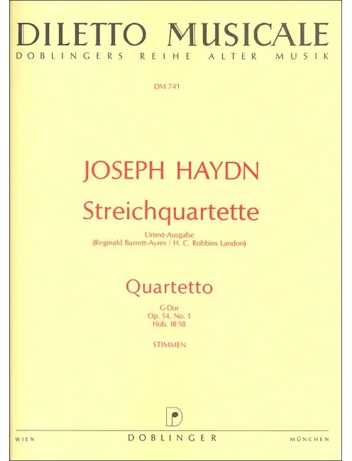 Haydn: String Quartet in G Major, Op. 54, No. 1, Hob. III:58