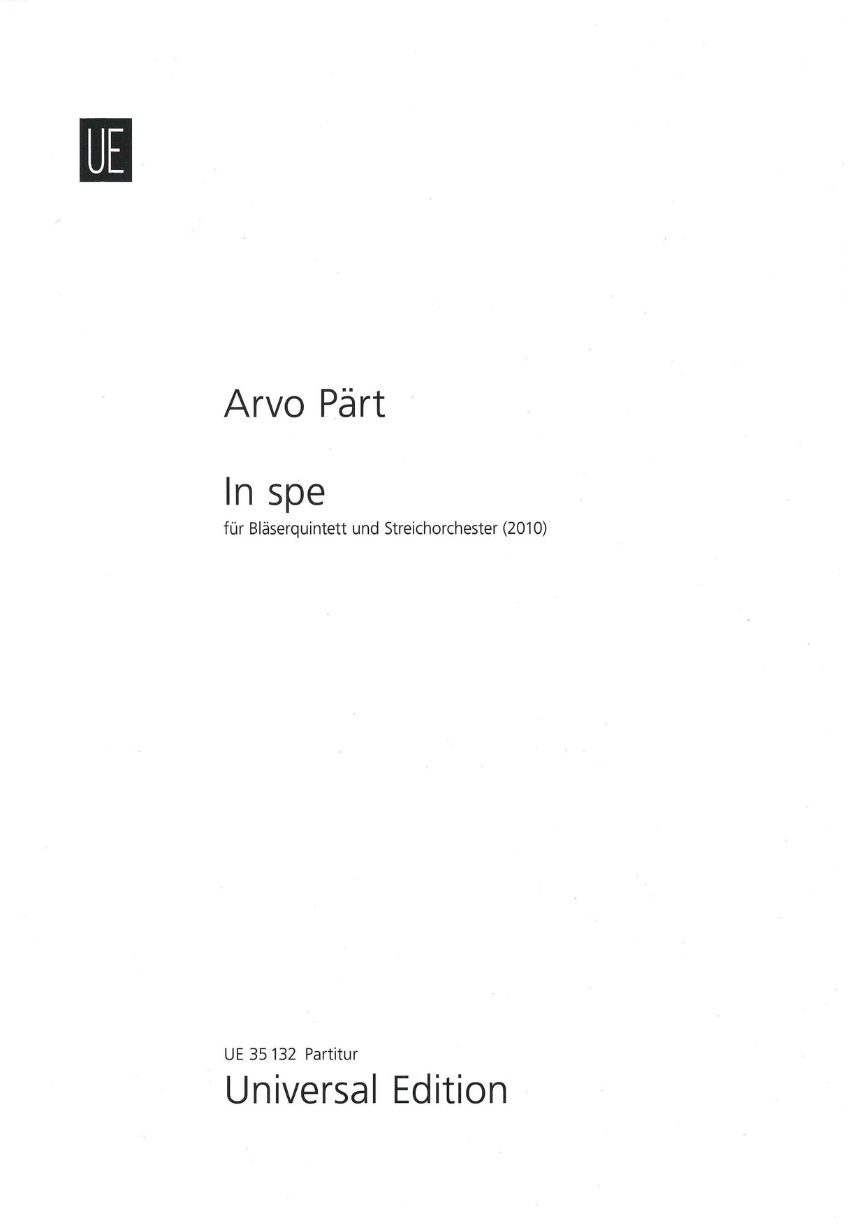Pärt: In spe