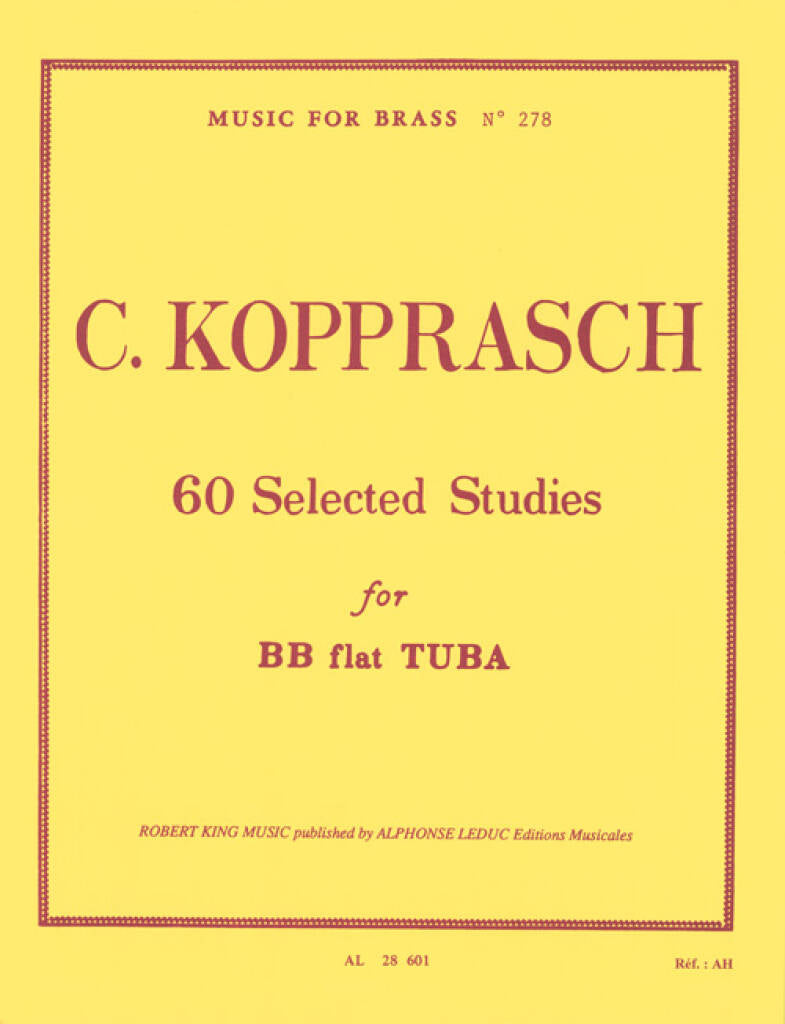 Kopprasch: 60 Selected Studies (arr. for tuba)