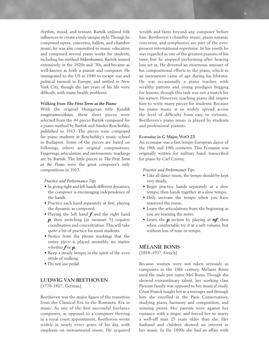 Baroque to Modern: Upper Elementary Level