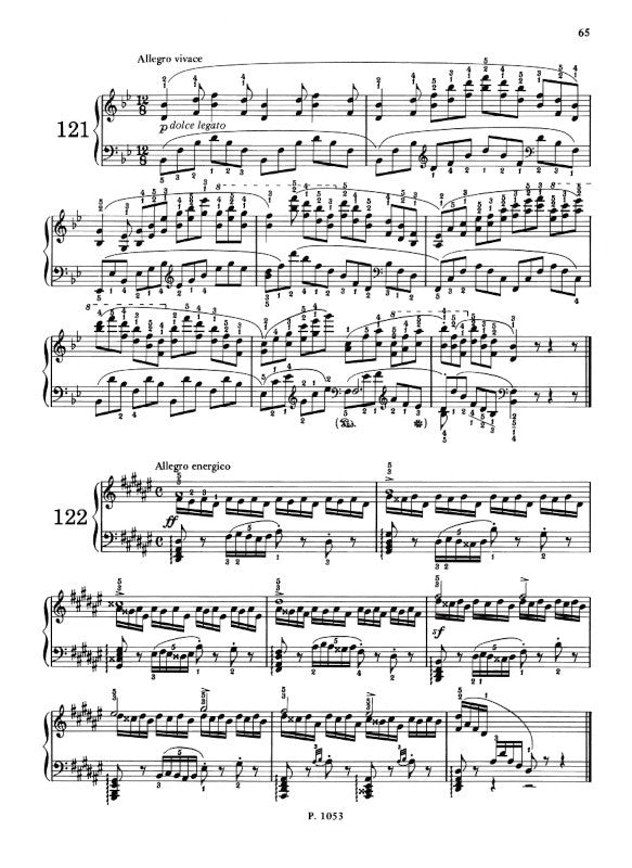 Czerny: 160 Eight-Measure Studies, Op. 821