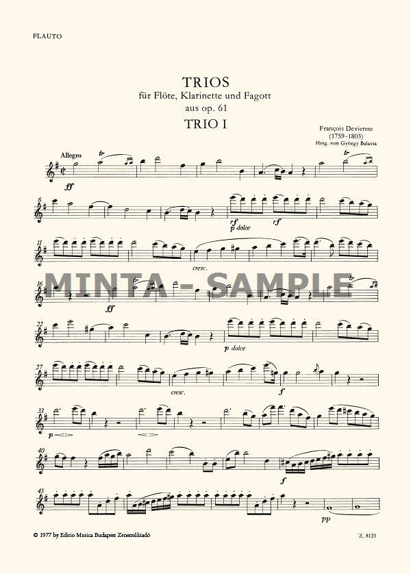 Devienne: Trios, Op. 61