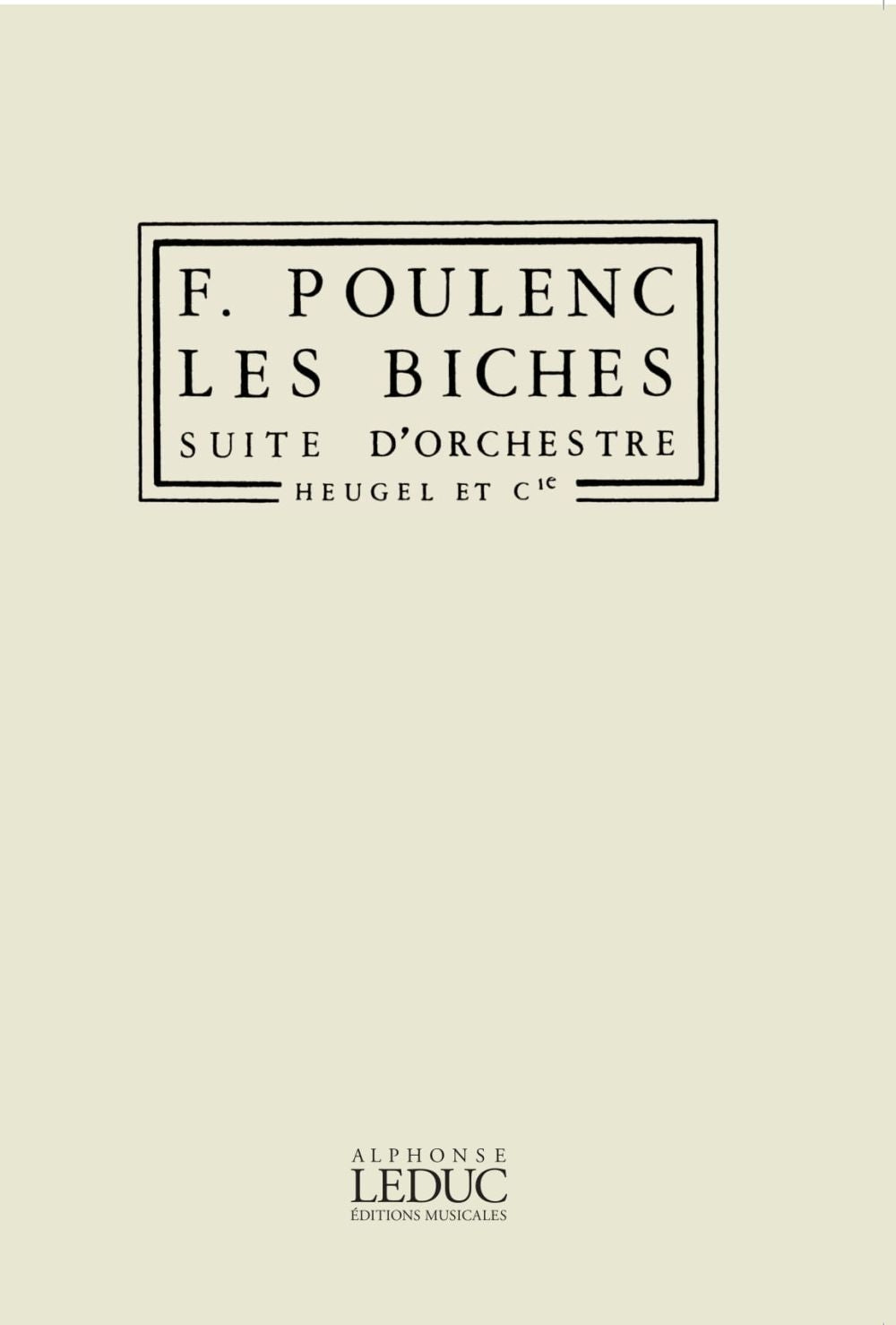 Poulenc: Les Biches
