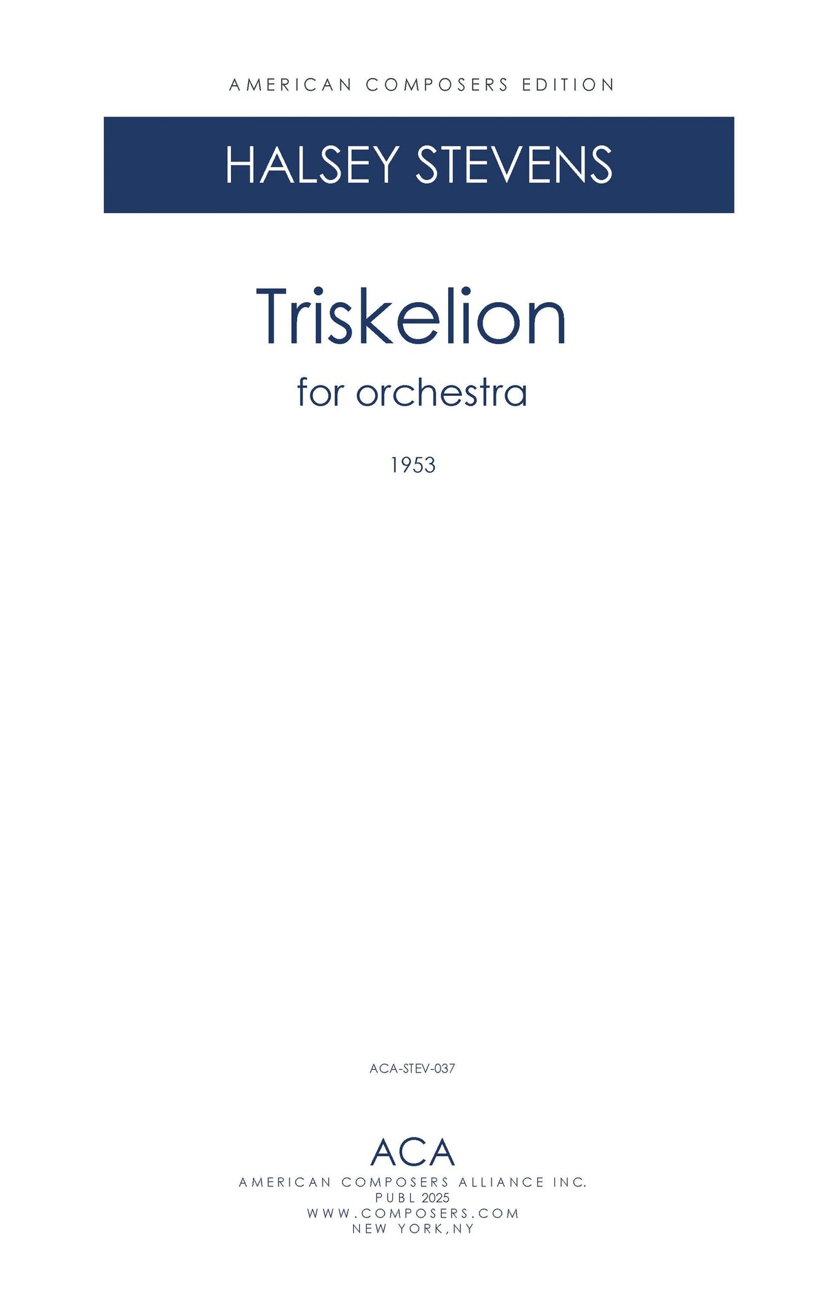 H. Stevens: Triskelion