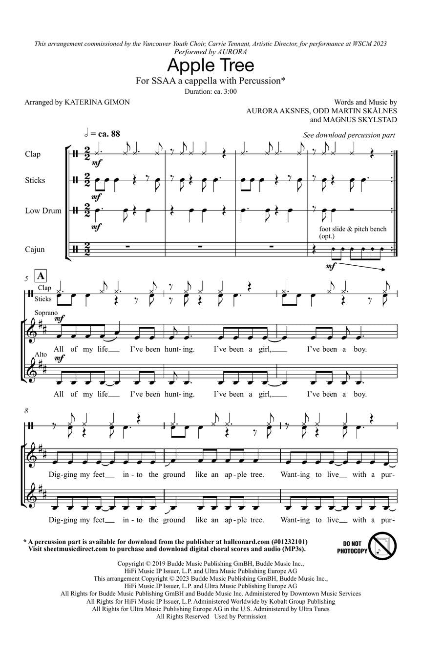 Apple Tree (arr. for SSAA)