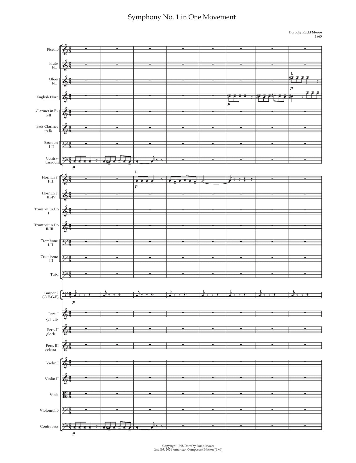 Moore: Symphony No. 1