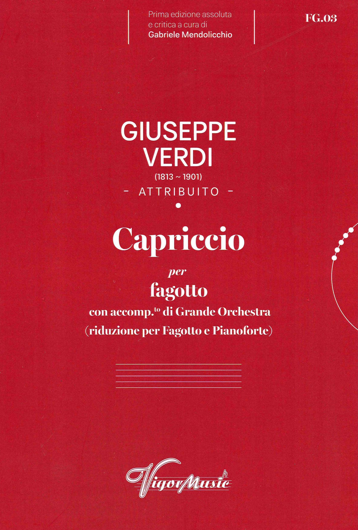 Verdi: Capriccio for Bassoon & Orchestra