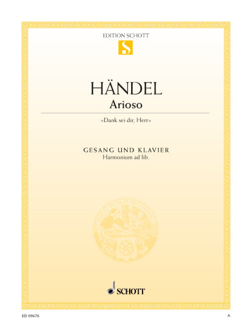 Handel: Arioso - Dank sei dir, Herr