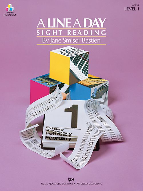Bastien: A Line A Day Sight Reading - Level 1