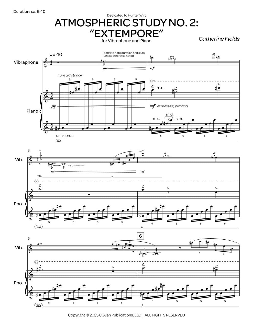Fields: Atmospheric Study No. 2 ("Extempore")