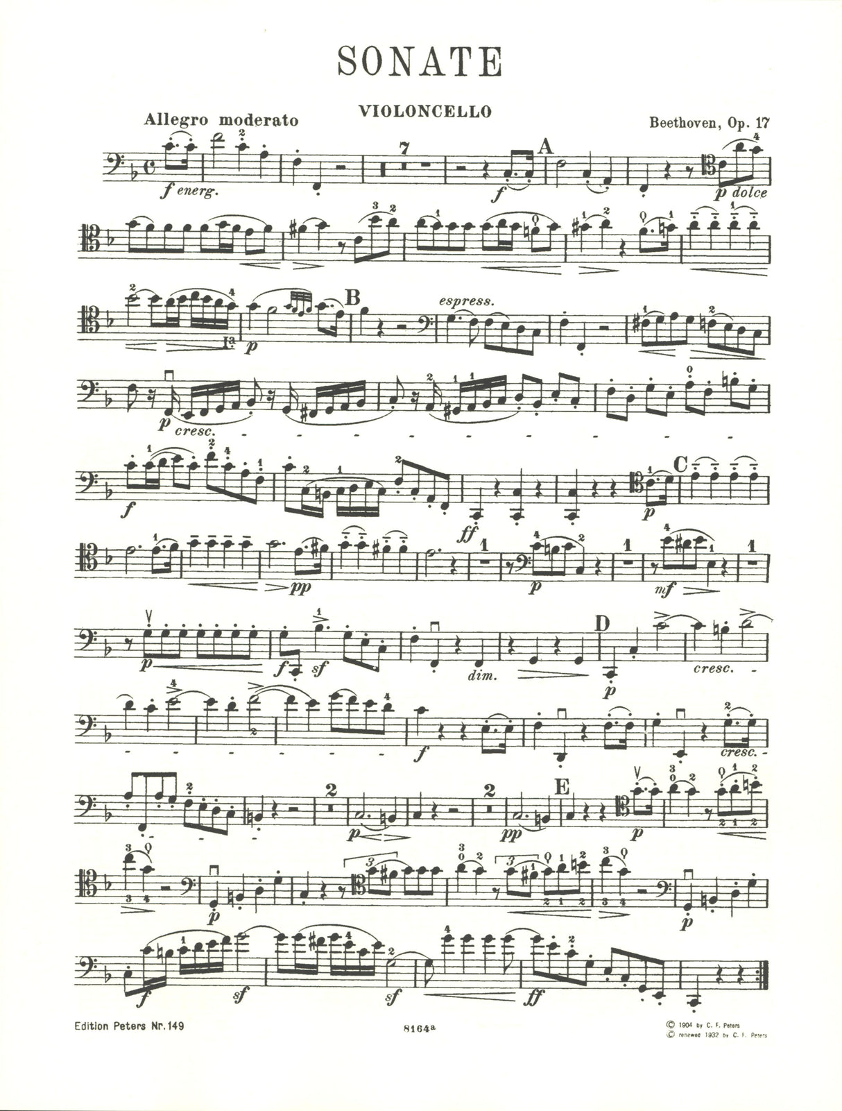 Beethoven: Horn Sonata in F Major, Op. 17