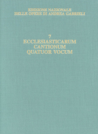 Gabrieli: Ecclesiasticarum Cantionum Quatuor Vocum