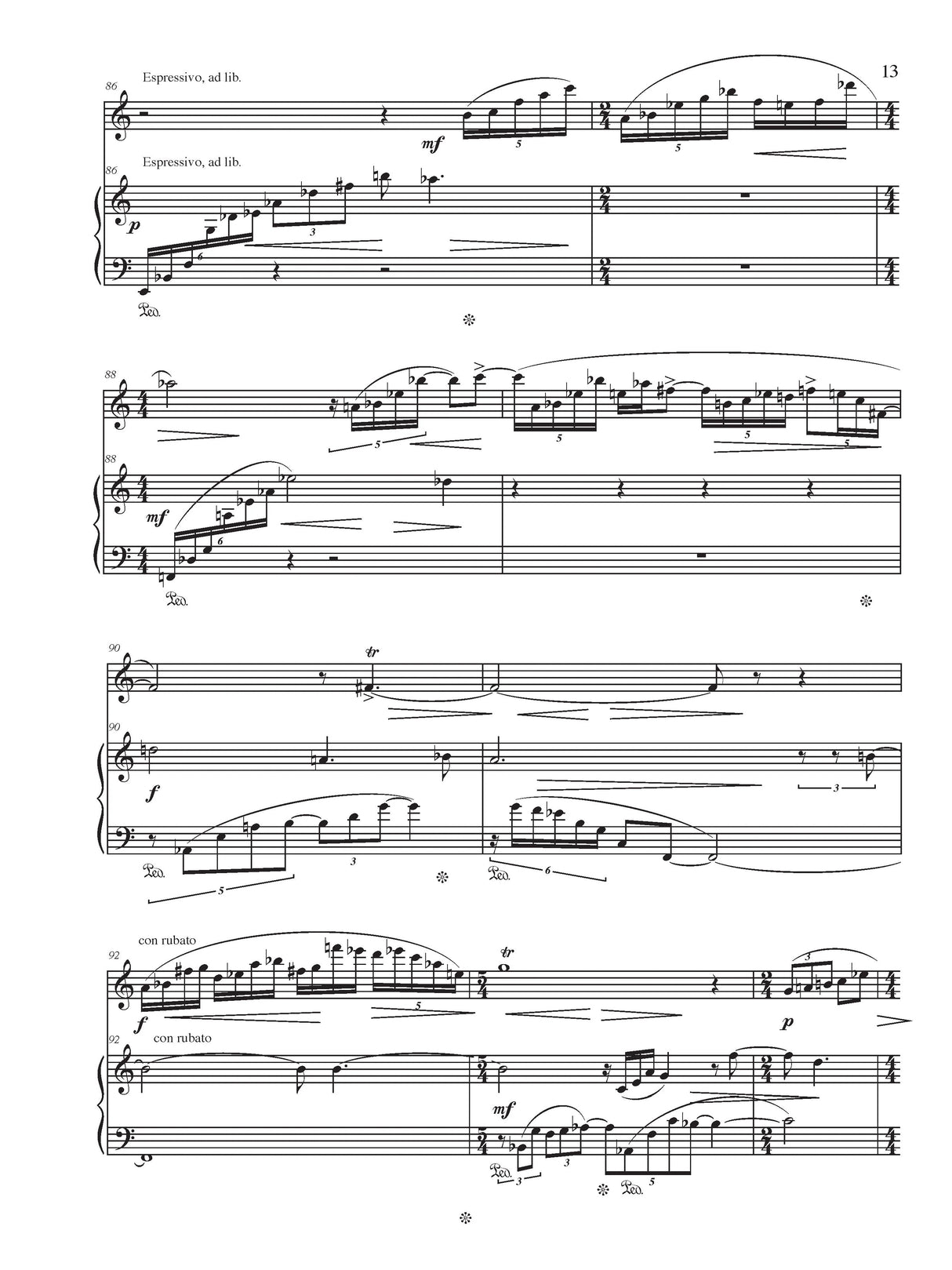 Smaldone: Duke / Monk (Version for Flute & Piano)