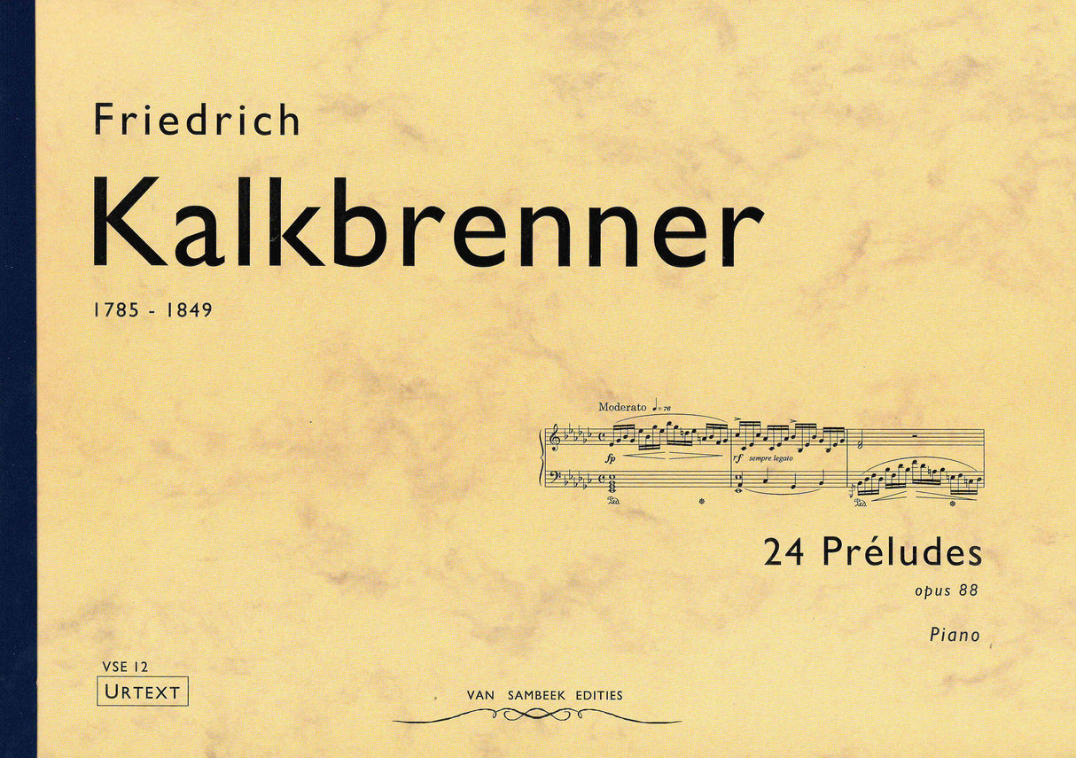 Kalkbrenner: 24 Préludes, Op. 88