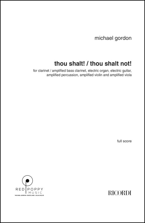 Gordon: Thou Shalt!/Thou Shalt Not!