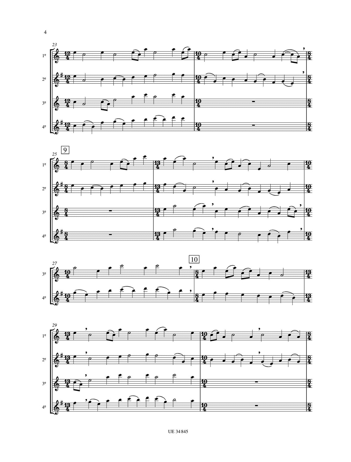 Pärt: Summa (for saxophone quartet)