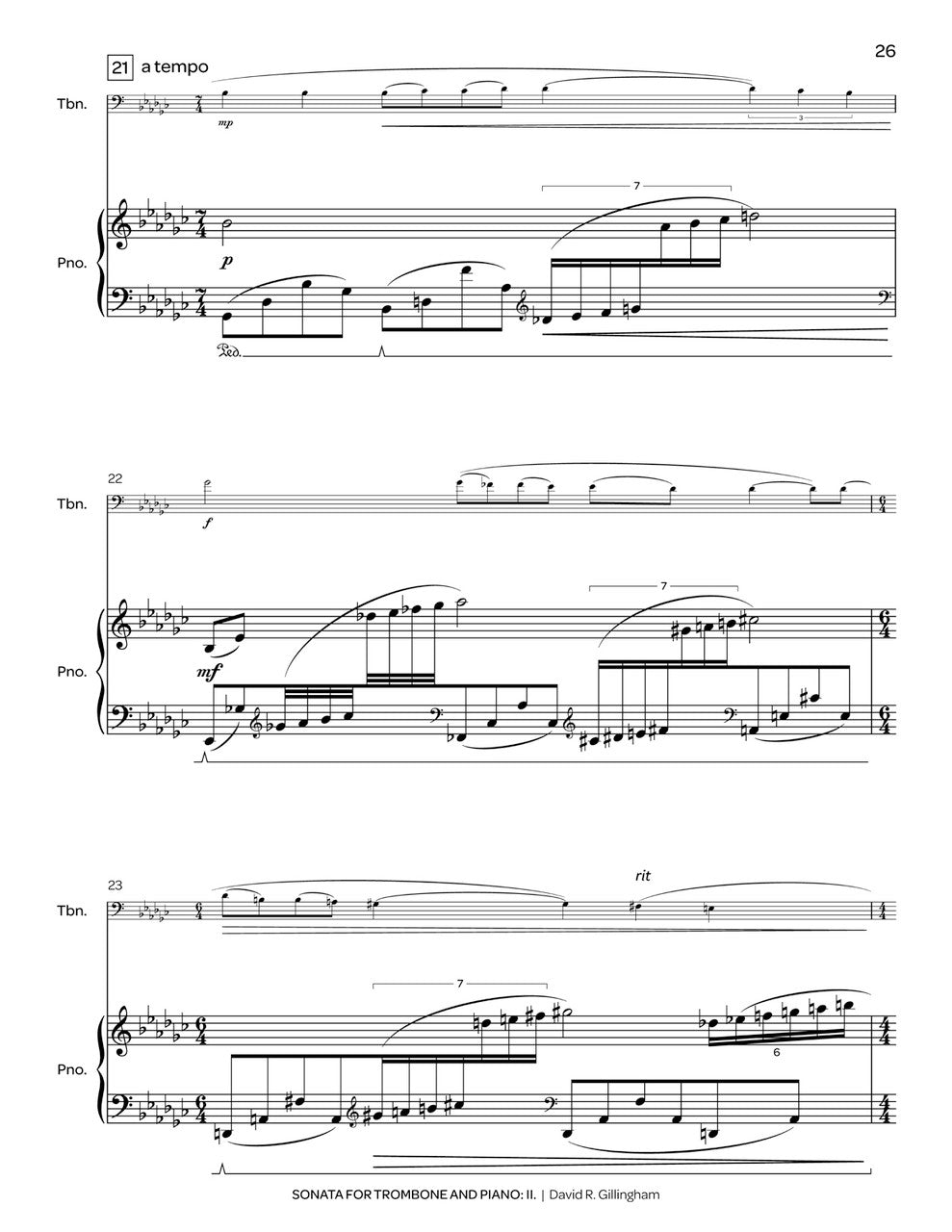 Gillingham: Trombone Sonata