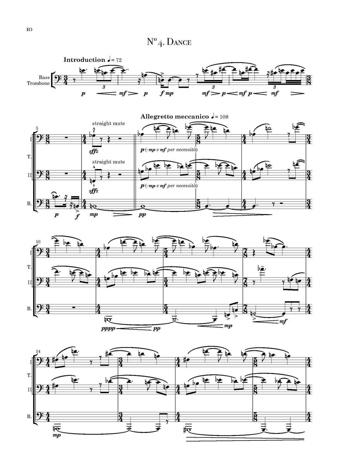 Mecionis: Suite for 3 Trombones