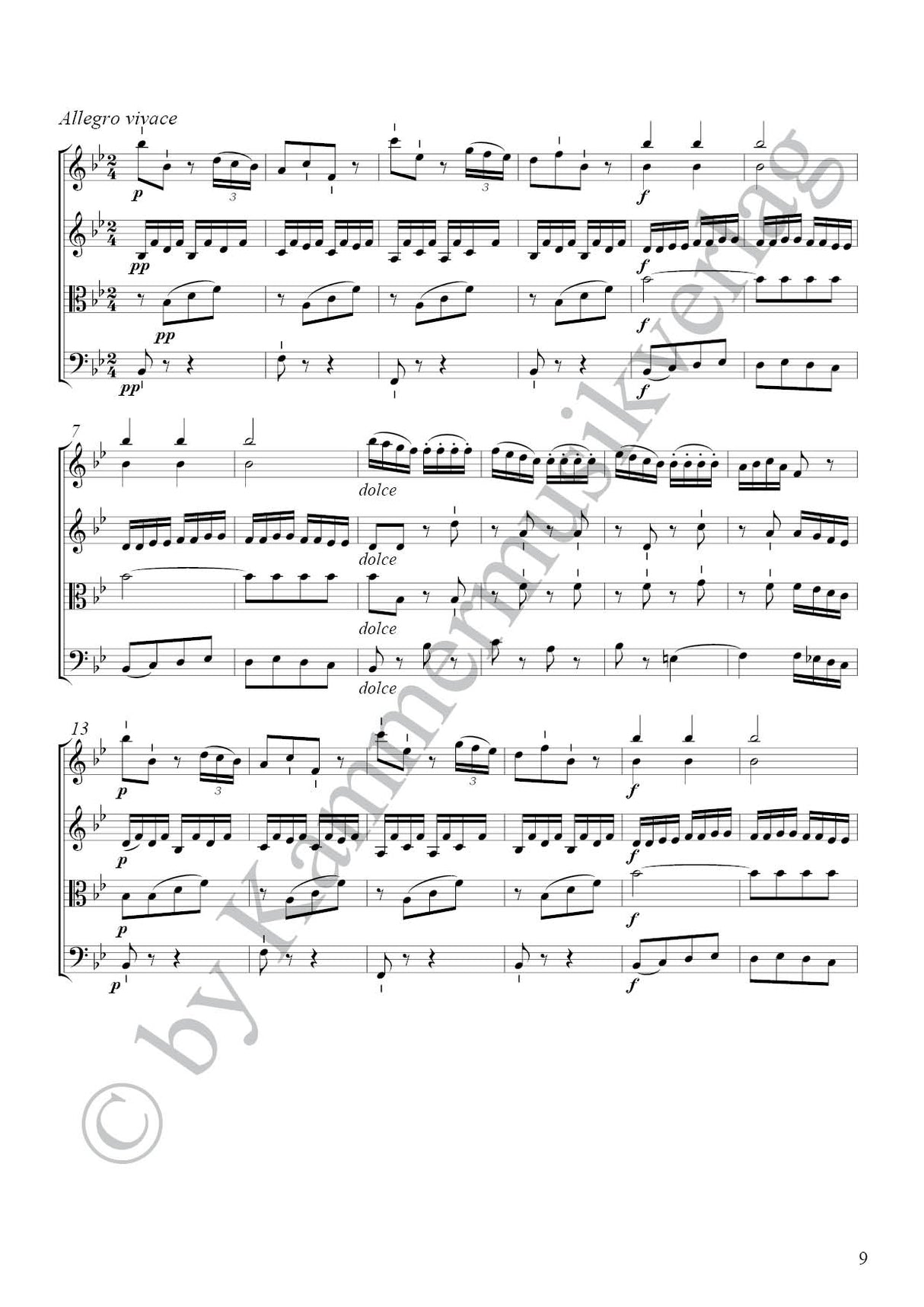 Boccherini: String Quartet in B-flat Major, G 186, Op. 22, No. 4