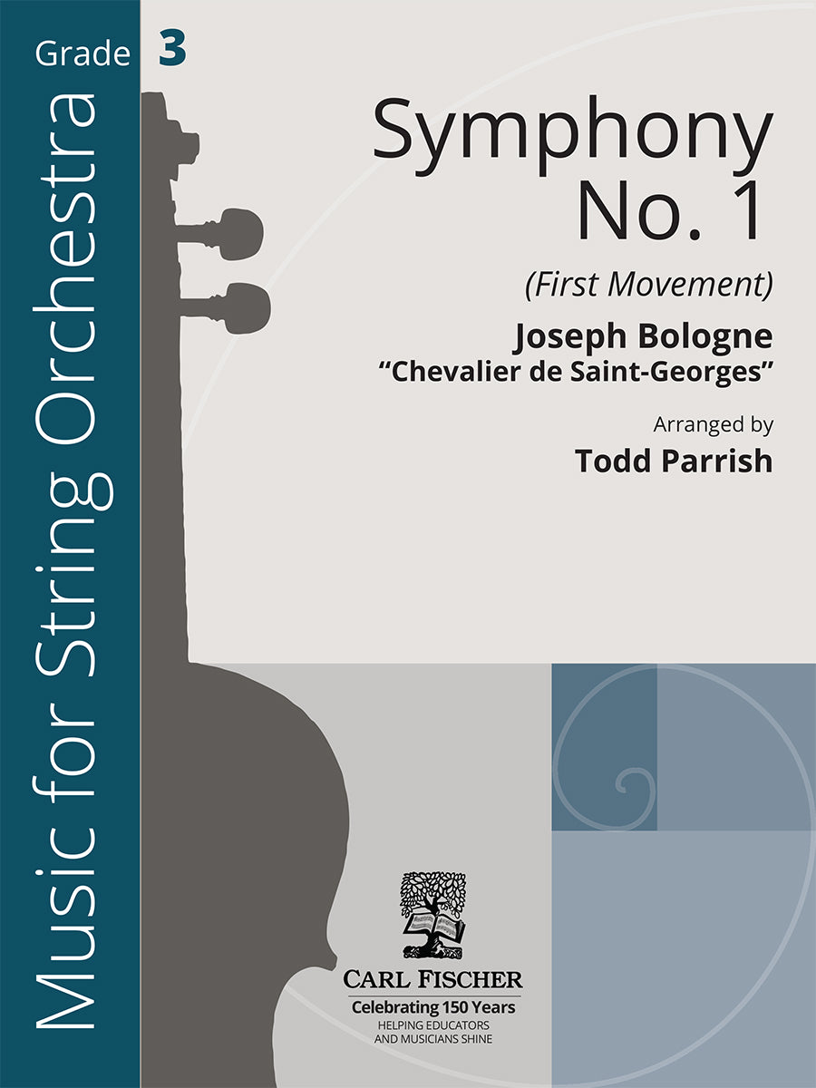 Saint-Georges: 1st Movement from Symphony in G Major, Op. 11, No. 1 (arr. for string orchestra)