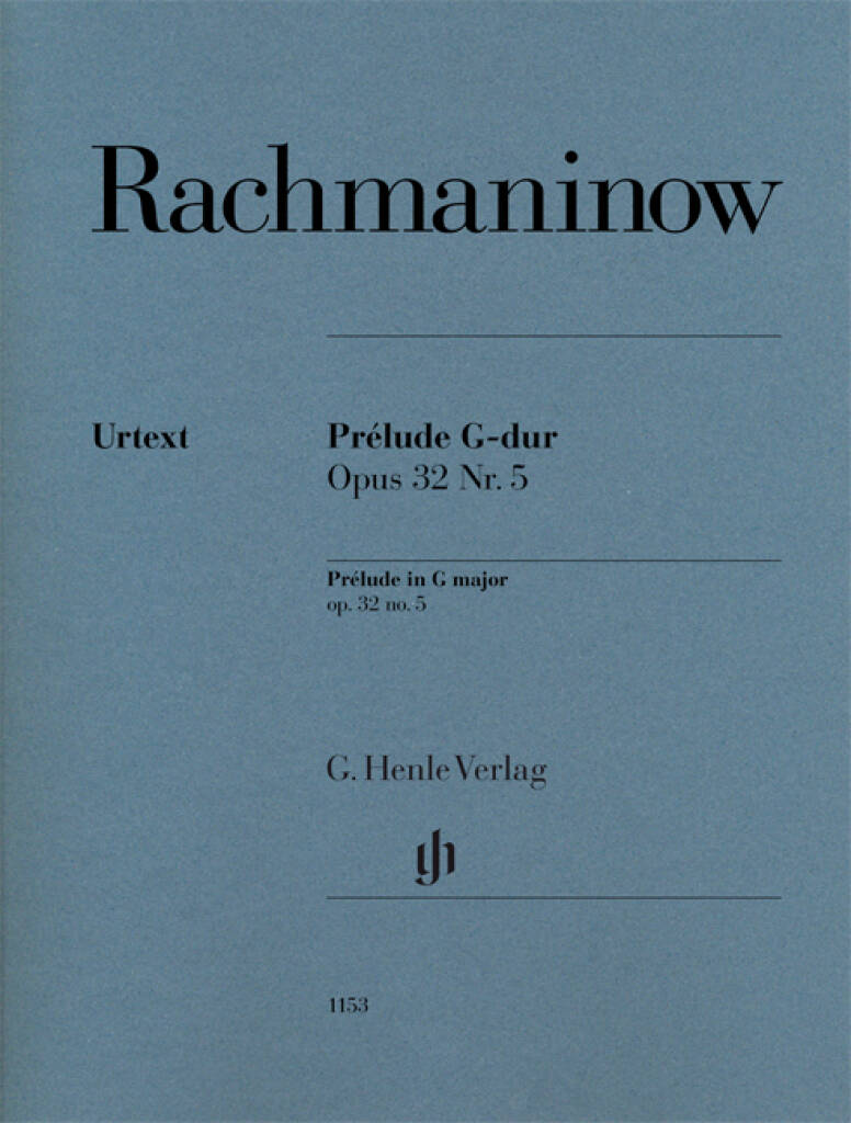 Rachmaninoff: Prélude in G Major, Op. 32, No. 5