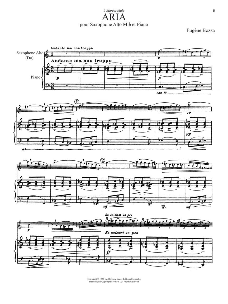 8 Pieces by French Composers for Saxophone