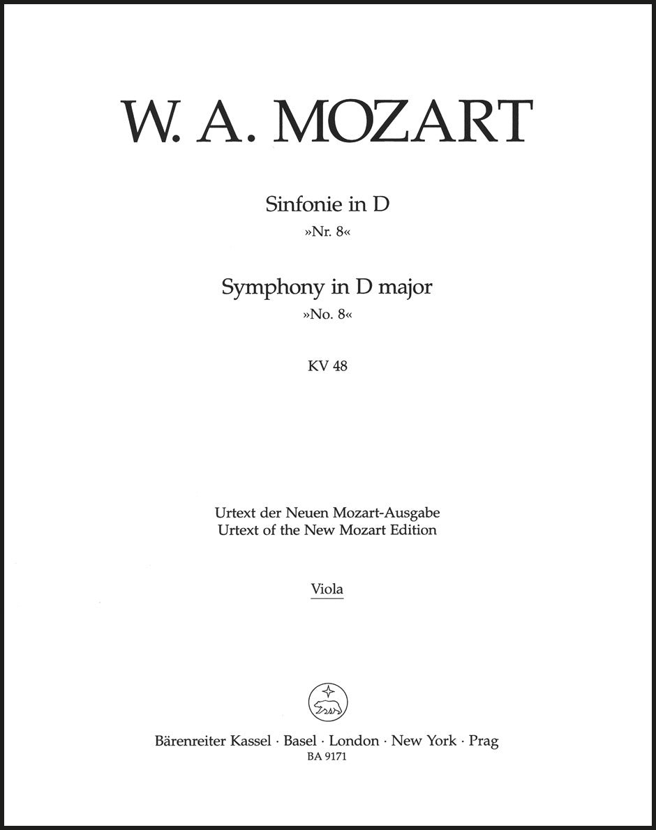 Mozart: Symphony No. 8 in D Major, K. 48