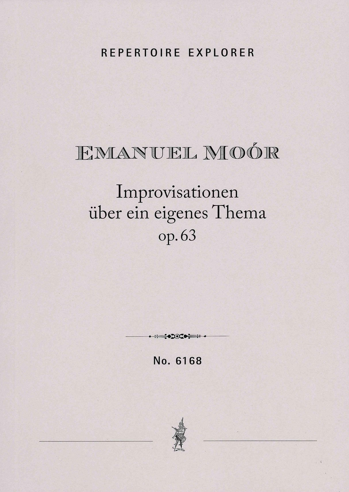 Moór: Improvisationen über ein eigenes Thema, Op. 63