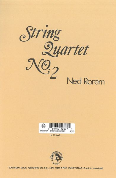 Rorem: String Quartet No. 2