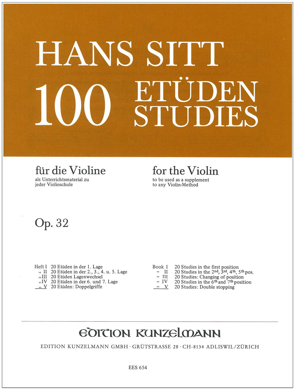 Sitt: Études, Op. 32, Nos. 81-100