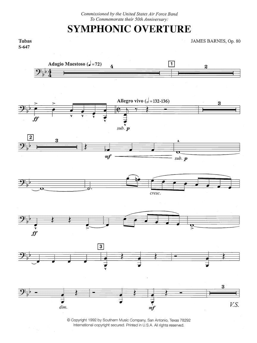 Barnes: Symphonic Overture