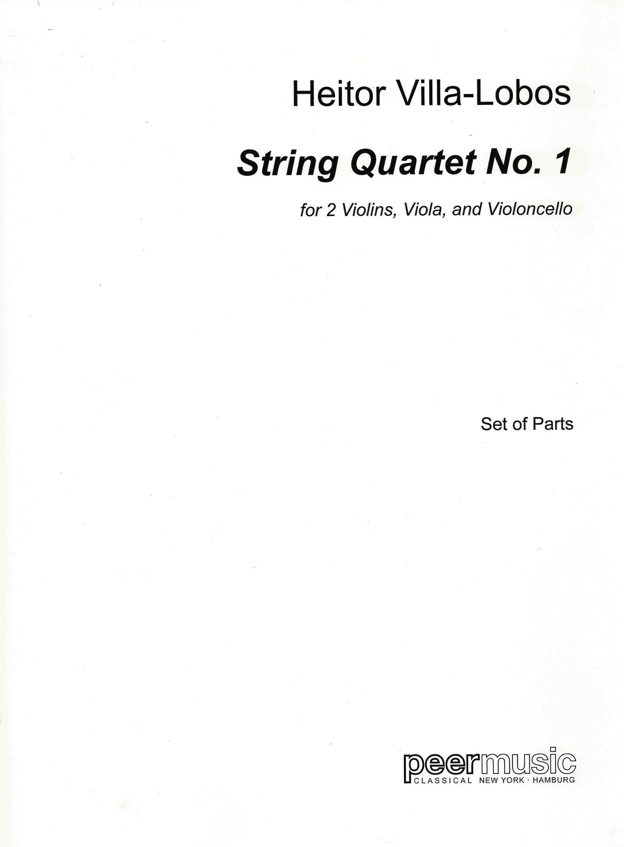 Villa-Lobos: String Quartet No. 11