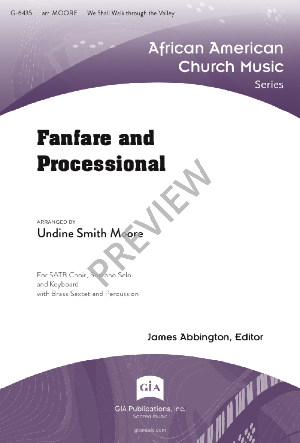 Fanfare and Processional (arr. for SATB and Brass)