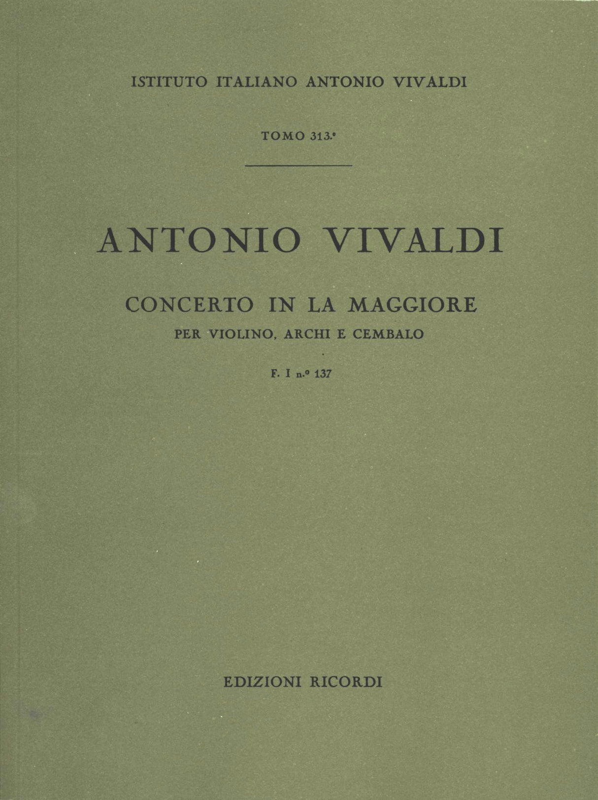 Vivaldi: Violin Concerto in A Major, RV 353