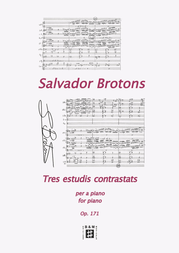 Brotons: 3 Contrasting Etudes