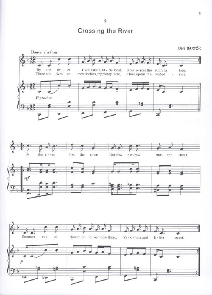 Hungarian Folksongs by Bartók & Kodály