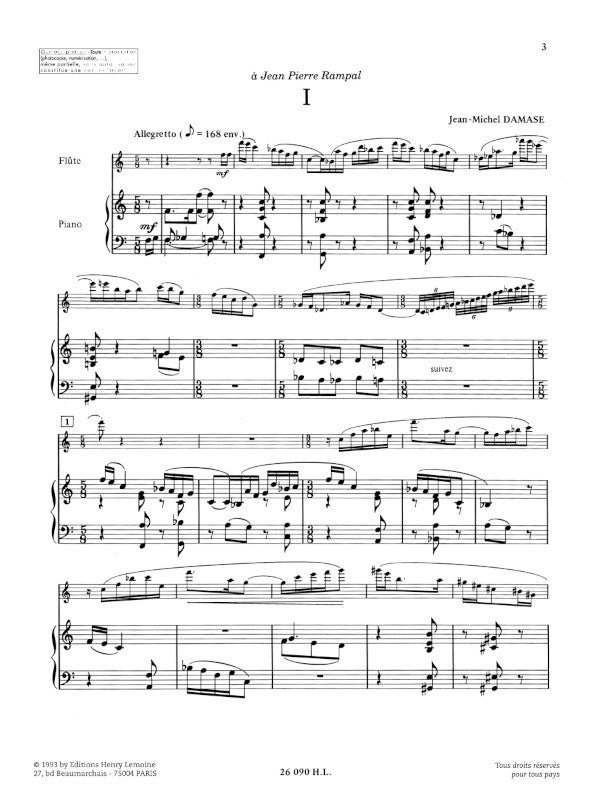 Damase: Flute Concerto