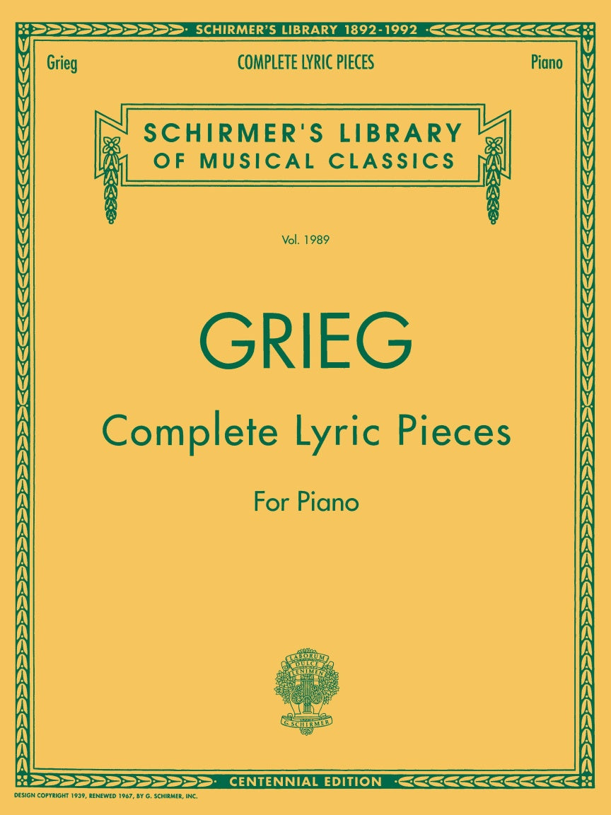 Grieg: Complete Lyric Pieces (Centennial Edition)