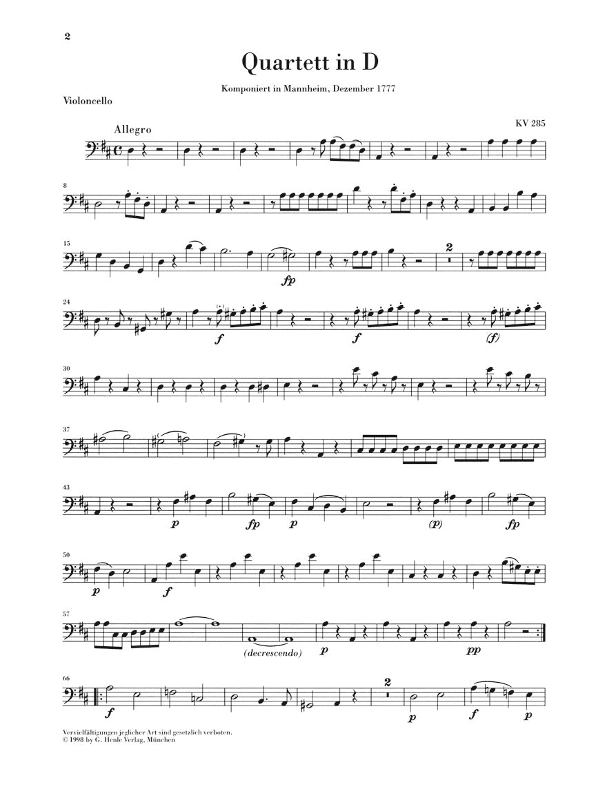 Mozart: Flute Quartets