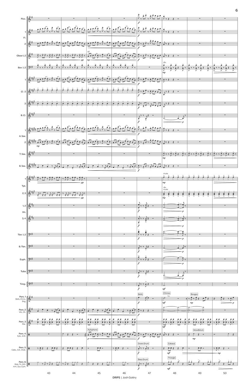 Gottry: Drips (Version for Wind Ensemble)