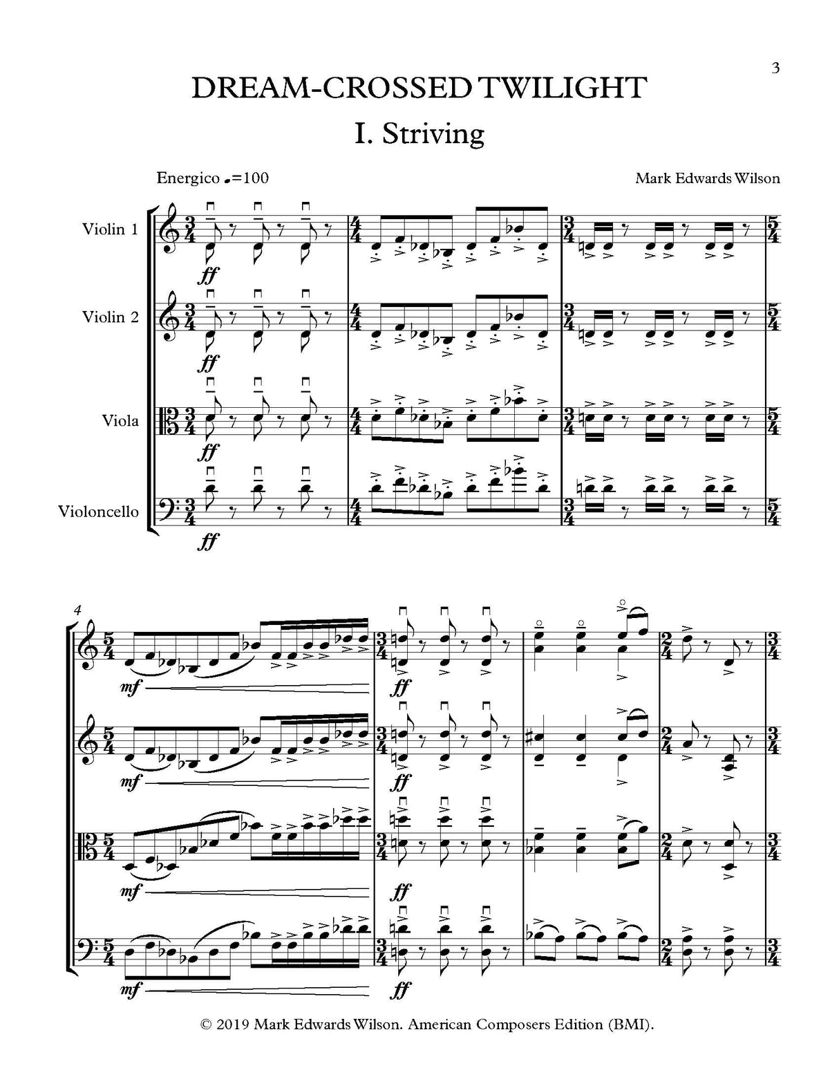 Wilson: Dream-Crossed Twilight